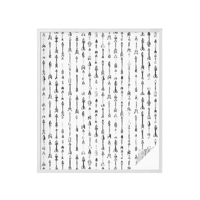 Frostfilm med dekorativt mönster Geometriska pilar