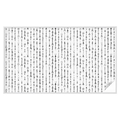 Frostfilm med dekorativt mönster Geometriska pilar