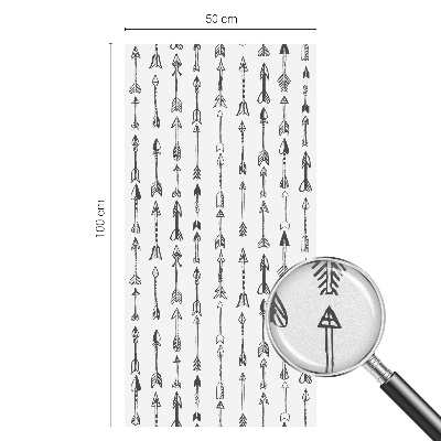 Frostfilm med dekorativt mönster Geometriska pilar