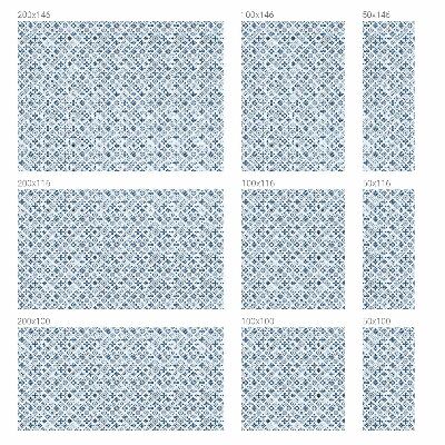 Frostfilm med dekorativt mönster Blommig prydnad