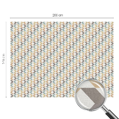 Dekorplast till fönster mosaik Geometriska romber