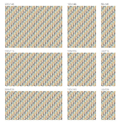 Dekorplast till fönster mosaik Geometriska romber