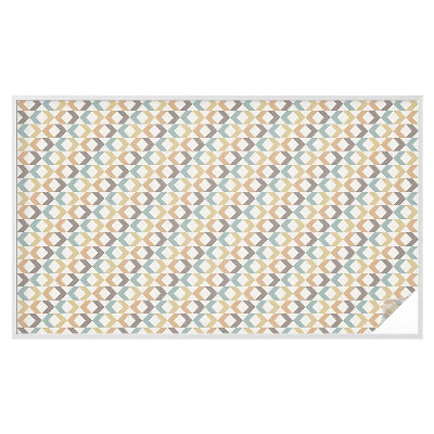 Dekorplast till fönster mosaik Geometriska romber