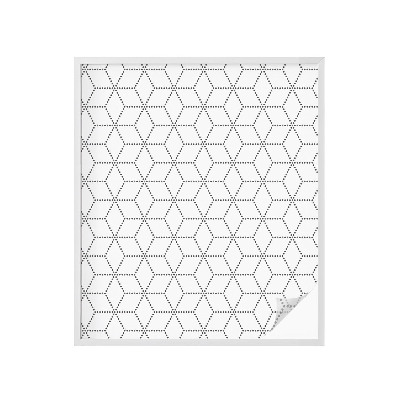 Fönsterfilm med mosaikmönster Prickade romber