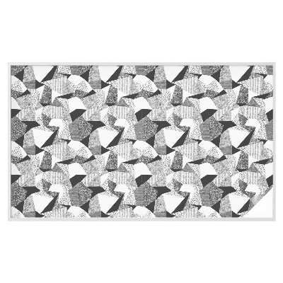 Frostad fönsterfilm med färgat mönster Geometriska figurer