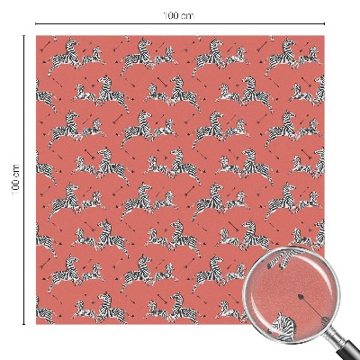 Frostfilm med dekorativt mönster Zebramotiv