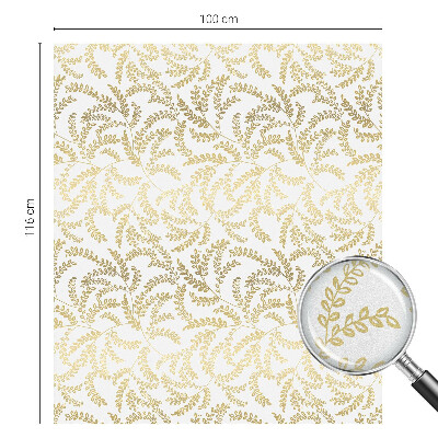 Frostad fönsterfilm med färgat mönster Växtmönster