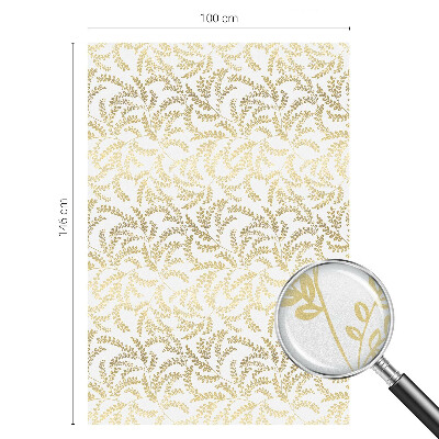 Frostad fönsterfilm med färgat mönster Växtmönster