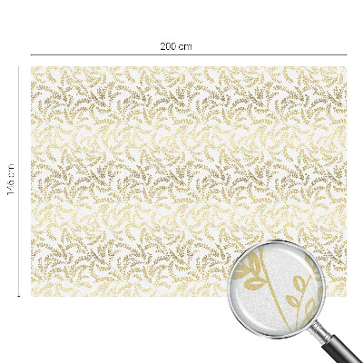 Frostad fönsterfilm med färgat mönster Växtmönster