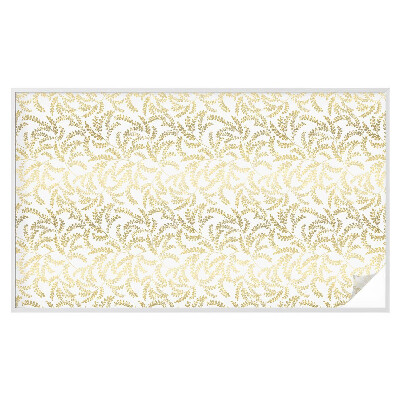 Frostad fönsterfilm med färgat mönster Växtmönster