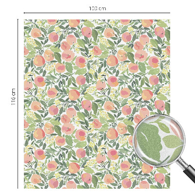 Fönsterfilm med mosaikmönster Fruktmönster