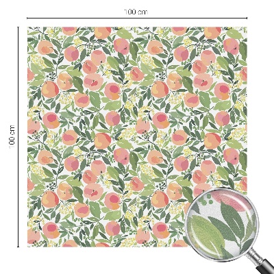 Fönsterfilm med mosaikmönster Fruktmönster