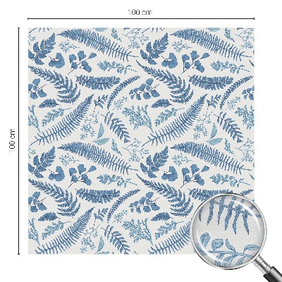 Frostfilm med dekorativt mönster Botaniskt mönster