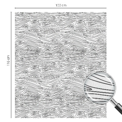 Dekorplast till fönster mosaik Trälinjer