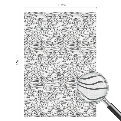 Dekorplast till fönster mosaik Trälinjer