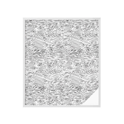 Dekorplast till fönster mosaik Trälinjer