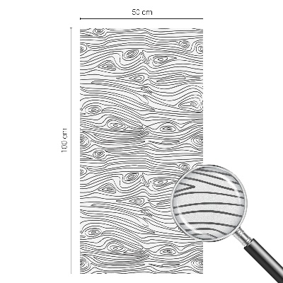 Dekorplast till fönster mosaik Trälinjer