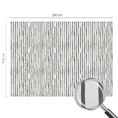 Fönsterfilm med mosaikmönster Vertikala ränder