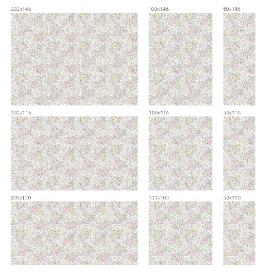 Frostad fönsterfilm med färgat mönster Blommönster