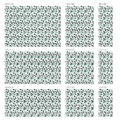 Frostfilm med dekorativt mönster Triangulära mönster