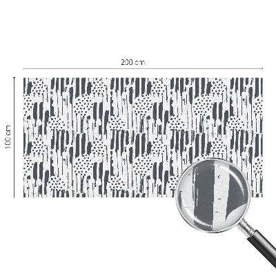 Dekorplast till fönster mosaik Ränder och prickar