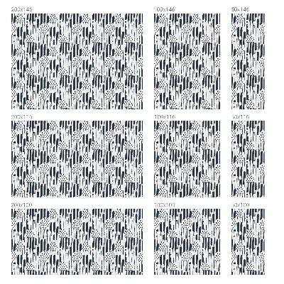 Dekorplast till fönster mosaik Ränder och prickar