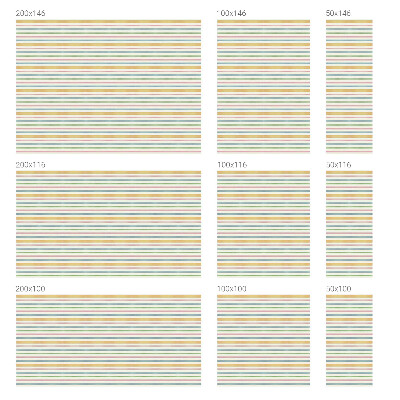 Solfilm fönster insynsskydd Pastellränder