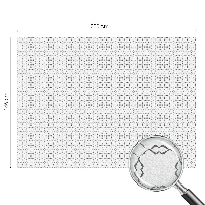 Frostfilm med dekorativt mönster Geometriska linjer