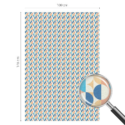 Dekorplast till fönster mosaik Geometrisk symmetri