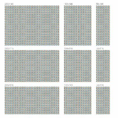 Dekorplast till fönster mosaik Geometrisk symmetri