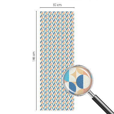Dekorplast till fönster mosaik Geometrisk symmetri