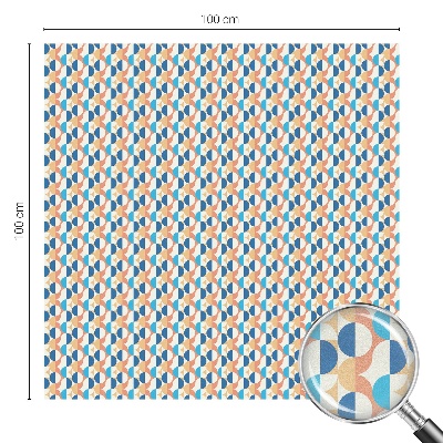 Dekorplast till fönster mosaik Geometrisk symmetri