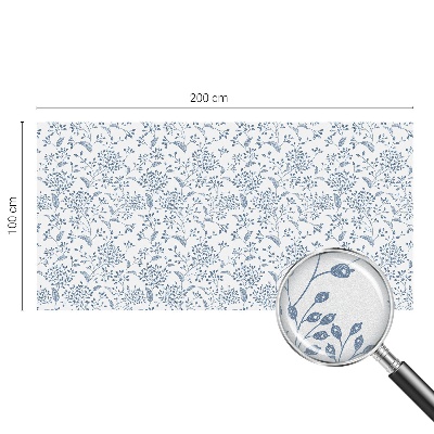 Frostfilm med dekorativt mönster Växtmotiv