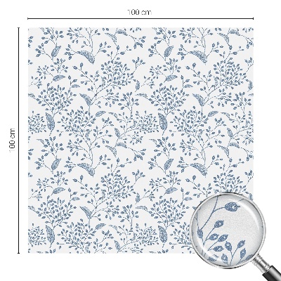 Frostfilm med dekorativt mönster Växtmotiv