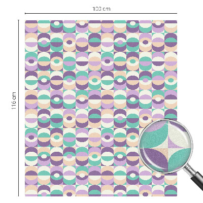 Solfilm fönster insynsskydd Färgglada mönster