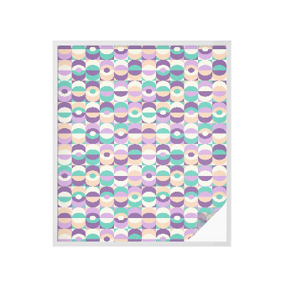 Solfilm fönster insynsskydd Färgglada mönster