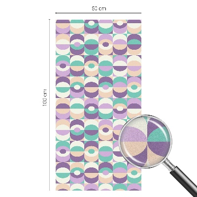 Solfilm fönster insynsskydd Färgglada mönster