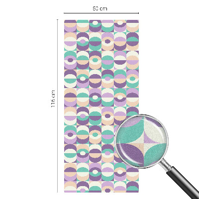 Solfilm fönster insynsskydd Färgglada mönster