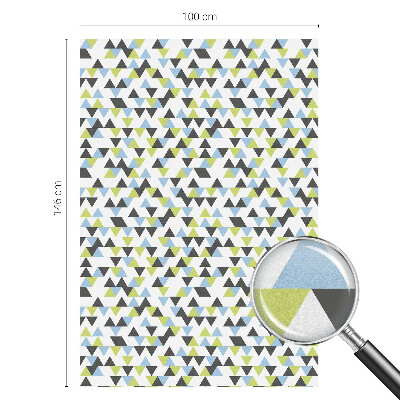 Fönsterfilm med mosaikmönster Geometriska trianglar