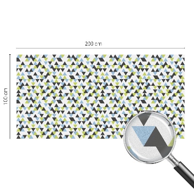 Fönsterfilm med mosaikmönster Geometriska trianglar