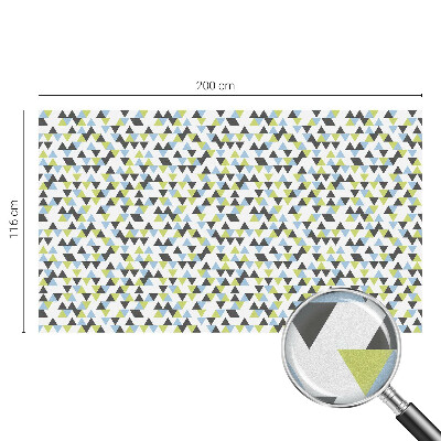 Fönsterfilm med mosaikmönster Geometriska trianglar