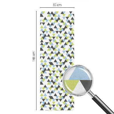 Fönsterfilm med mosaikmönster Geometriska trianglar