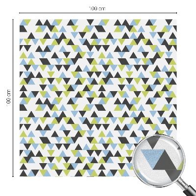 Fönsterfilm med mosaikmönster Geometriska trianglar