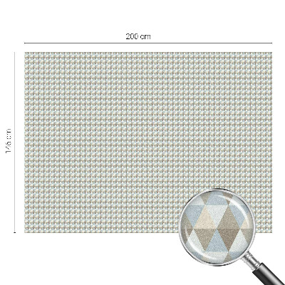Dekorplast till fönster mosaik Geometriska trianglar