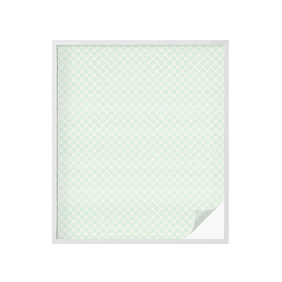 Frostad fönsterfilm med färgat mönster Pastellsymmetri