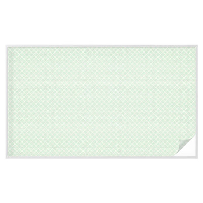 Frostad fönsterfilm med färgat mönster Pastellsymmetri