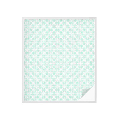 Frostfilm med dekorativt mönster Blomsymmetri