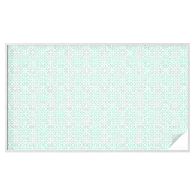 Frostfilm med dekorativt mönster Blomsymmetri