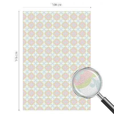 Fönsterfilm med mosaikmönster Pastellprydnad