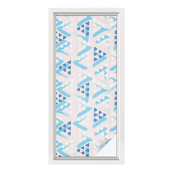 Dekorplast till fönster mosaik Geometriska mönster